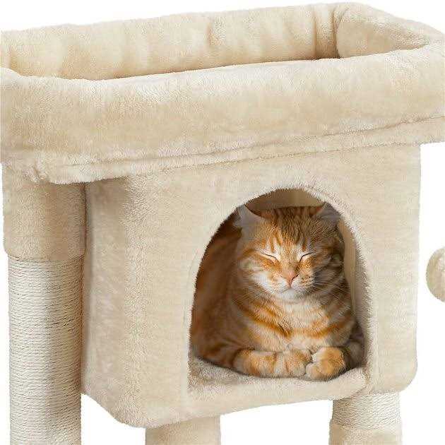 2-Level 23.5-in Plush Cat Tree D92023