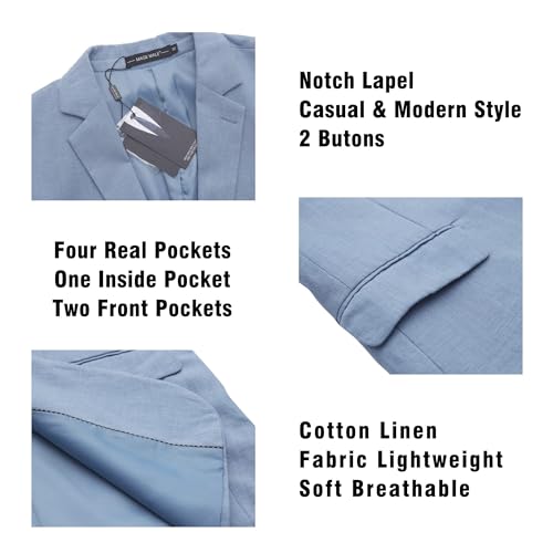 Lightweight Linen Casual Blazer T668