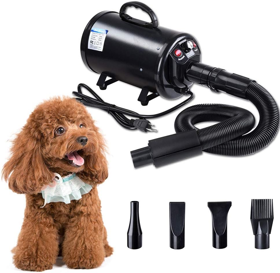 2400W 3.2HP Black Pet Hair Dryer P13875