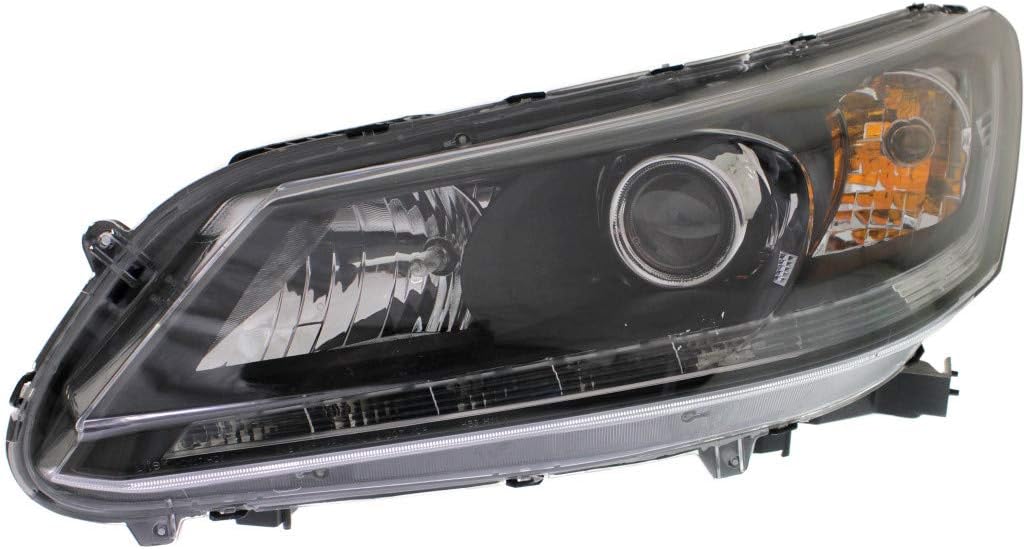 Honda Accord Headlight 2013 2014 2015 Passenger Side Bulbs Included L949153