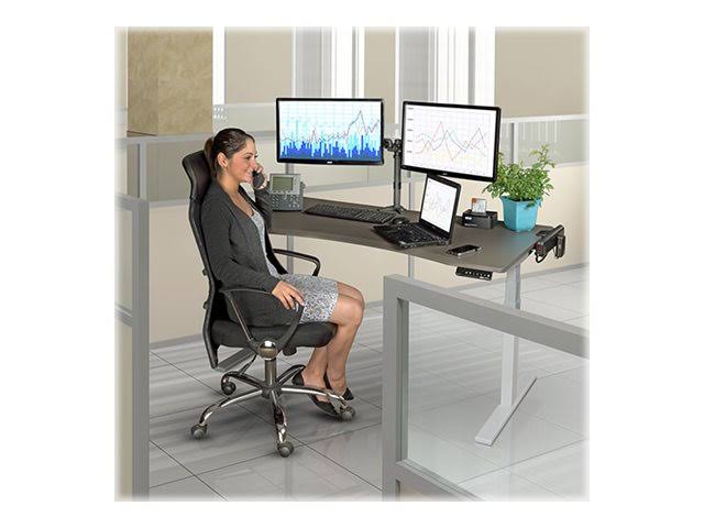 White Sit Stand Desk Top L78287