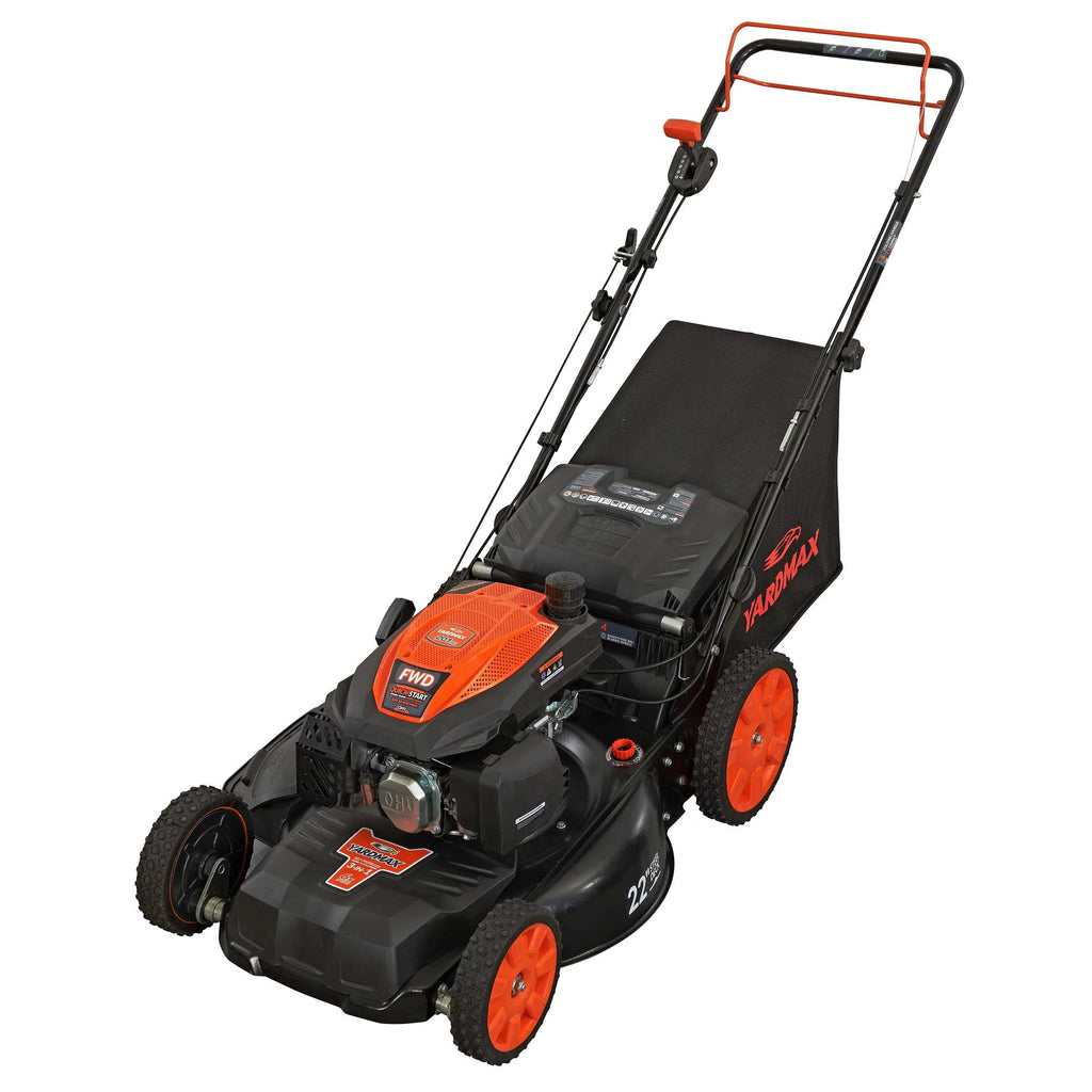 22 in. 201cc 6 Speed 3-in-1 Gas Self Propelled Lawn Mower S8897
