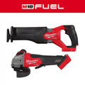 18V Lithium-Ion Brushless Cordless Reciprocating Saw and 4-1/2 in. Grinder V5033