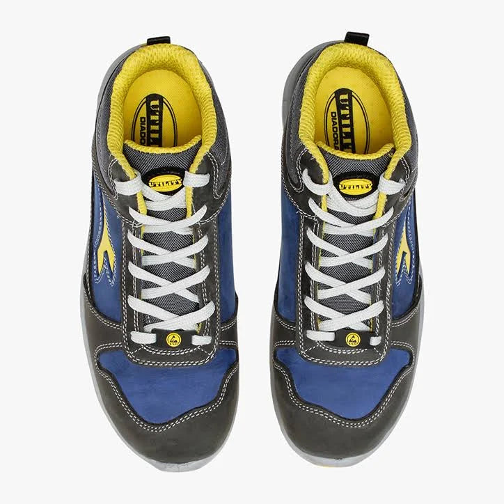 Gray Mid Safety Shoes Y4984
