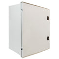 Fiberglass IP65 Weatherproof Electrical Enclosure Box with Hinges & Quarter-Turn Latches J7204