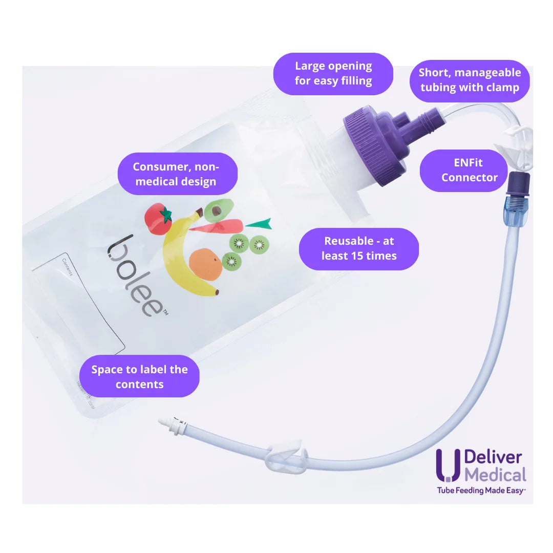 Bag and Cap Starter Kit for Tube Feeding S5809