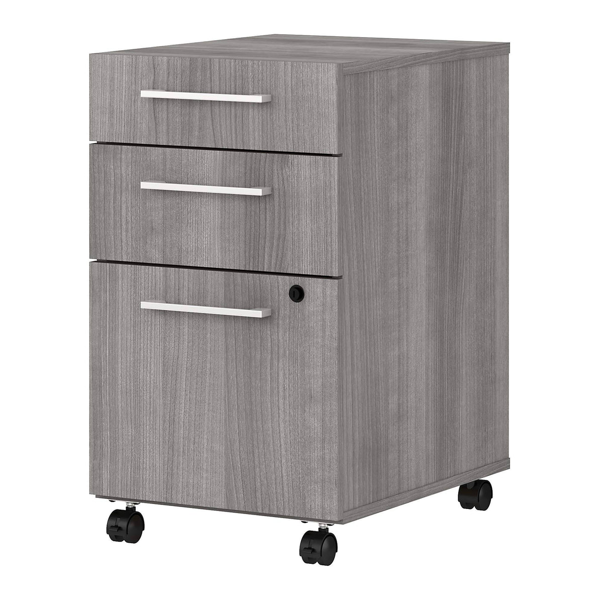 3 Drawer Mobile File Cabinet Platinum Gray T2834