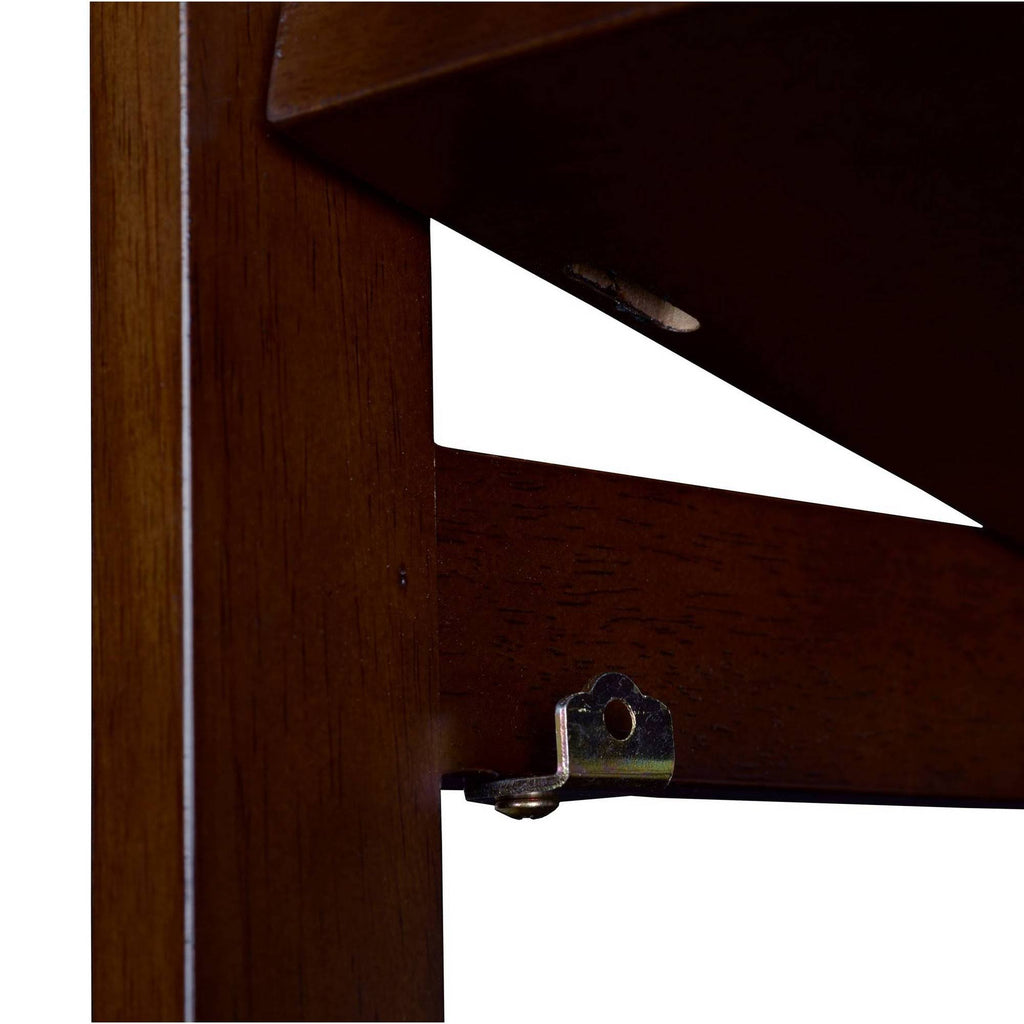 Mocha Walnut Folding Bookcase W328514