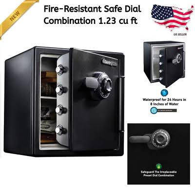 Combination Fire-Safe in Black W849