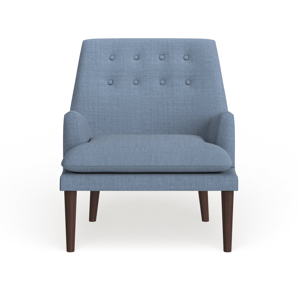 Blue Mid-Century Accent Chair F8566