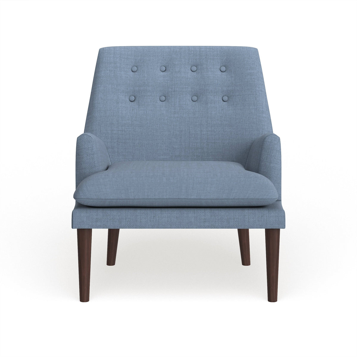 Blue Mid-Century Accent Chair F8566