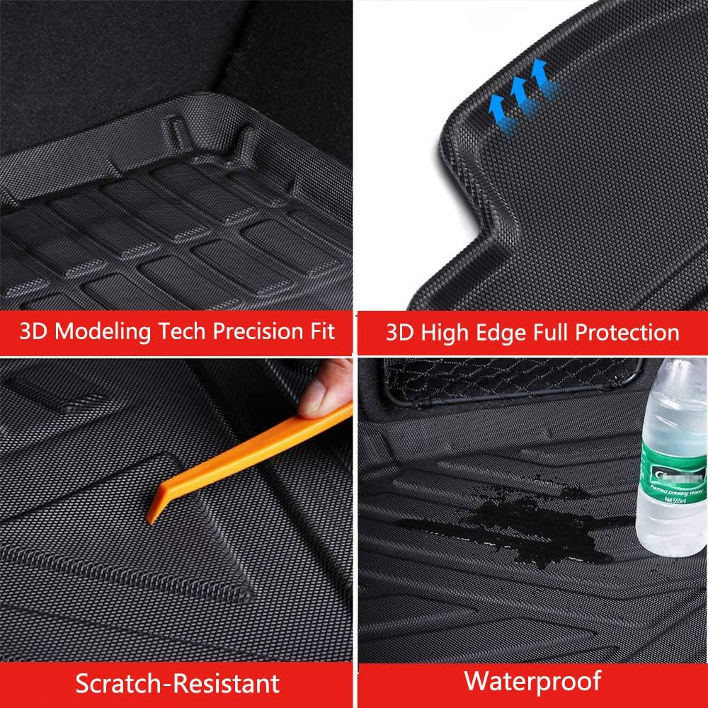 Black TPO Cargo Trunk Tray Floor Mats O431