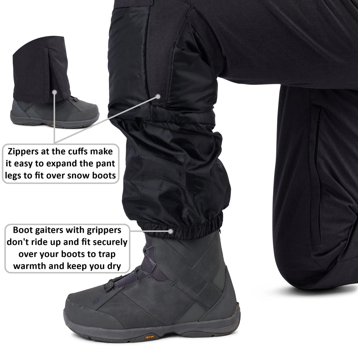 Waterproof Insulated Ski Snow Pants X3515