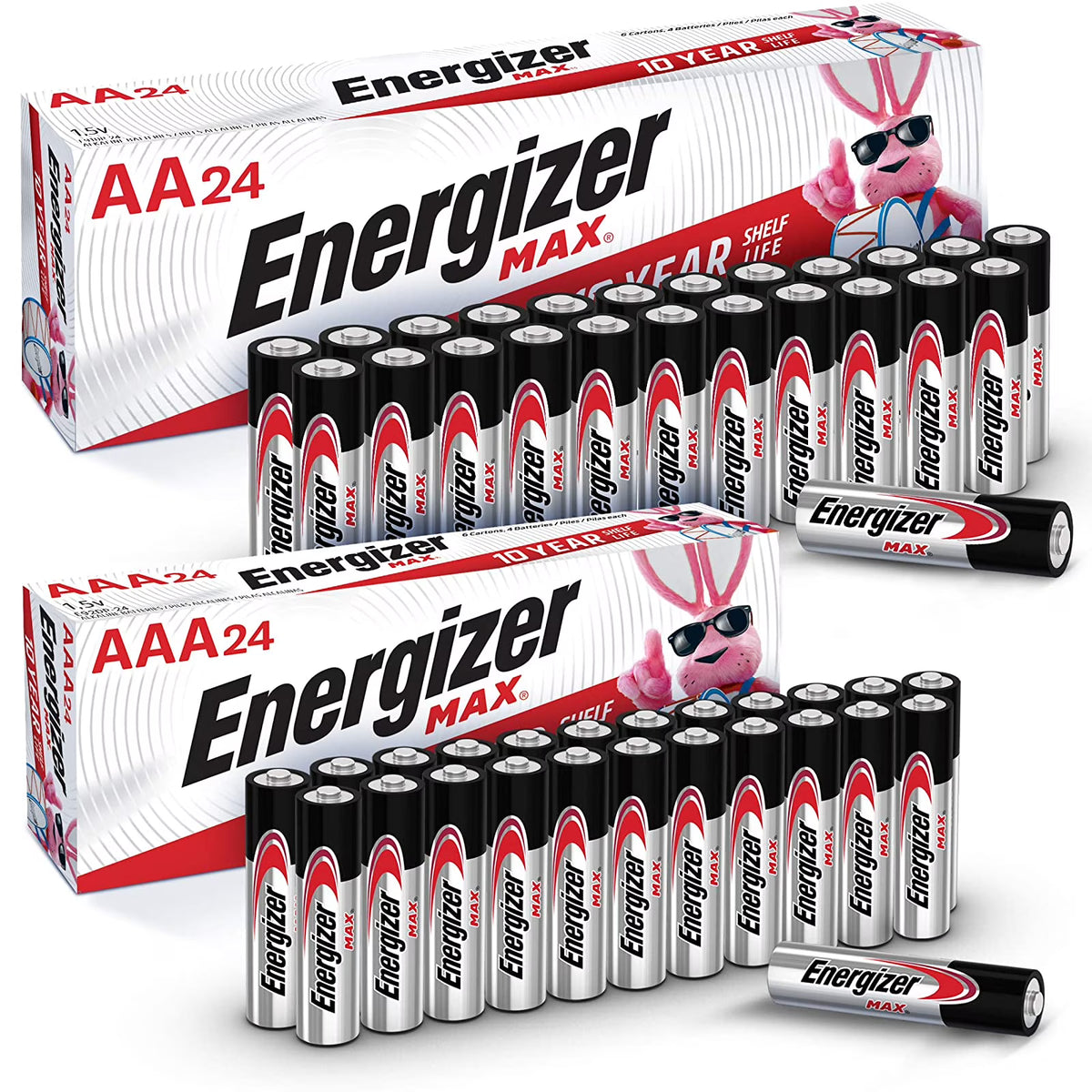 Energizer Max AA + AAA Batteries 48 Count Combo Pack W961