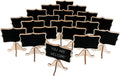 20 Pcs Wood Mini Chalkboard Signs with Easels D582913