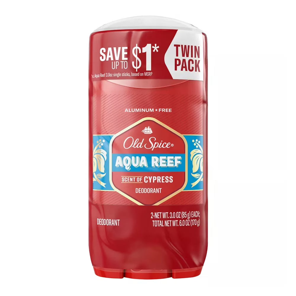 Aqua Reef Deodorant Twin Pack, 6 Oz, 3 Pack T93031