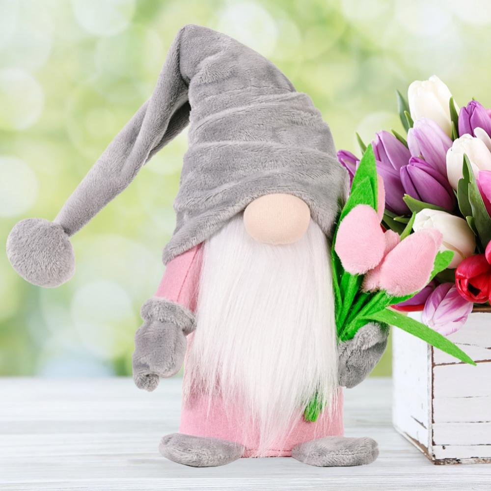 Tulip Gnome Doll Plush Stuffed Ornament X186
