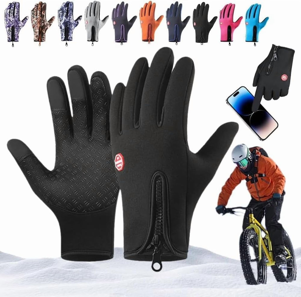 Waterproof Windproof Thermal Touchscreen Winter Gloves with Non-Slip Grip G9468