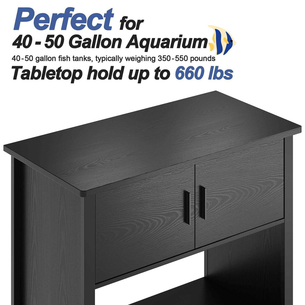 40-50 Gallon Aquarium Stand with Cabinet M18618