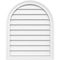 Round Top Surface Mount PVC Gable Vent with Brickmoul Y20159