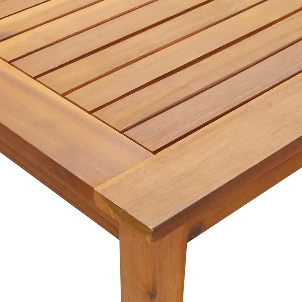 Wooden Outdoor Dining Table with Umbrella Hole N850130
