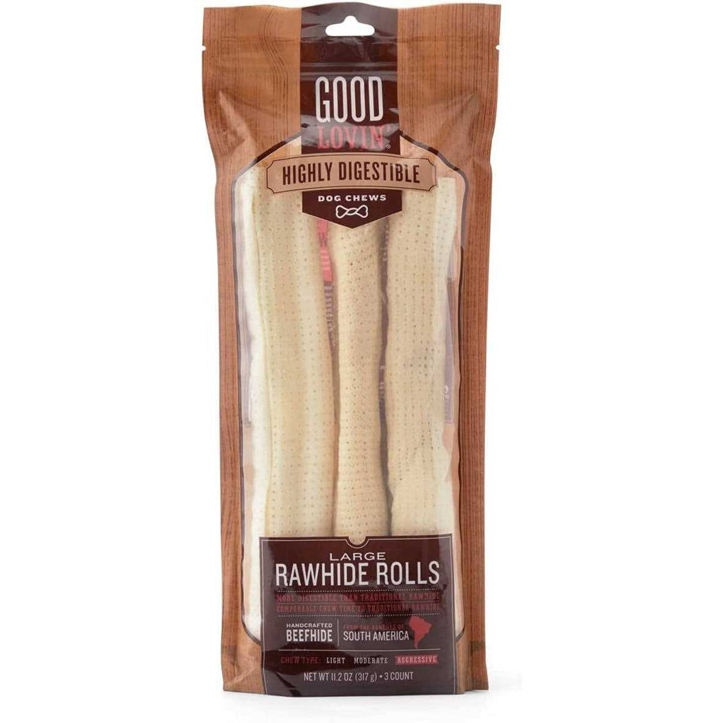 Highly Digestible Rawhide Rolls for Dogs G6340