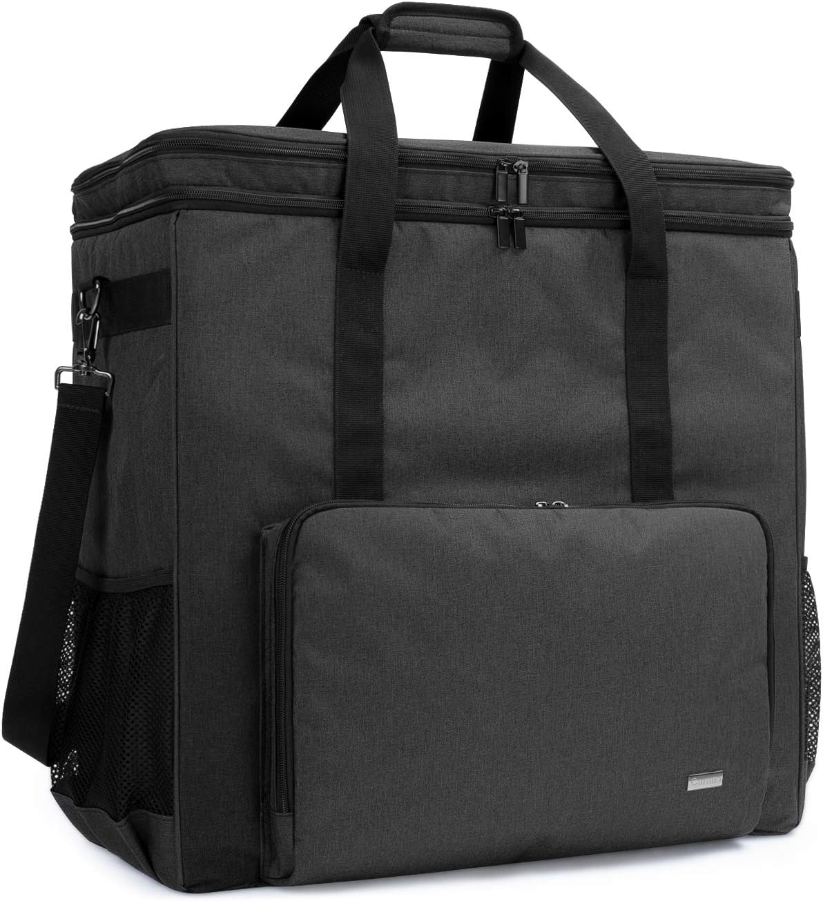 Grey Double-Layer Carrying Case for Computer Tower M624