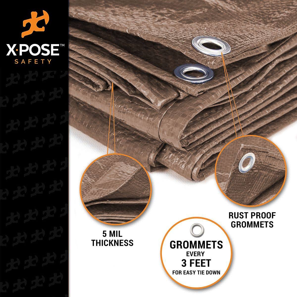 Brown Poly Tarps 24 x 36 - Case of 2 O650363