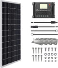100 Watt 12 Volt Monocrystalline Solar Panel Kit with 10A PWM Charge Controller A2163