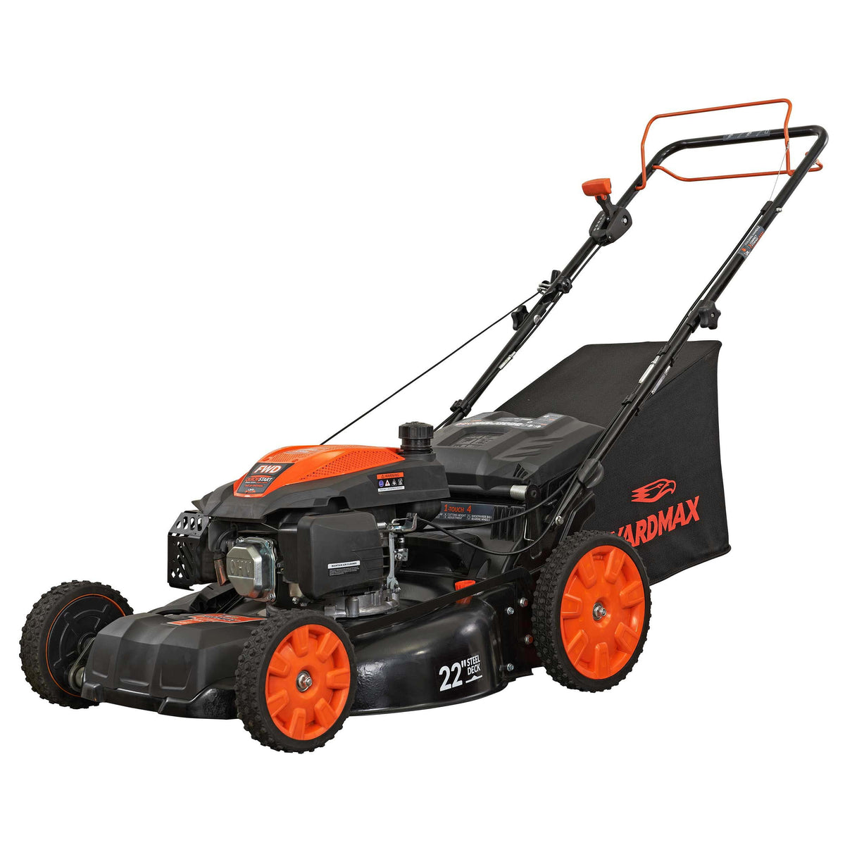 22 in. 201cc 6 Speed 3-in-1 Gas Self Propelled Lawn Mower S8897