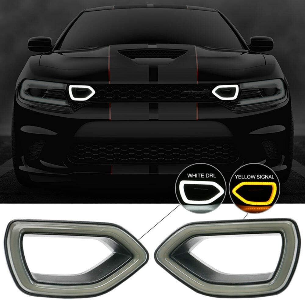 Smoked Grille Light Assembly, Front LED White & Yellow Lights, Pack of 2 A221760