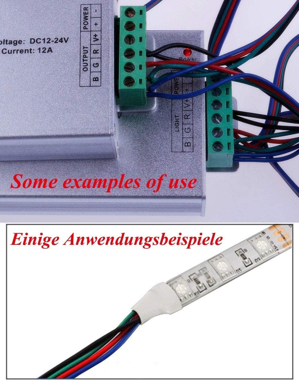 22AWG 10m/33ft 4 Pin RGB LED Extension Cable O3386