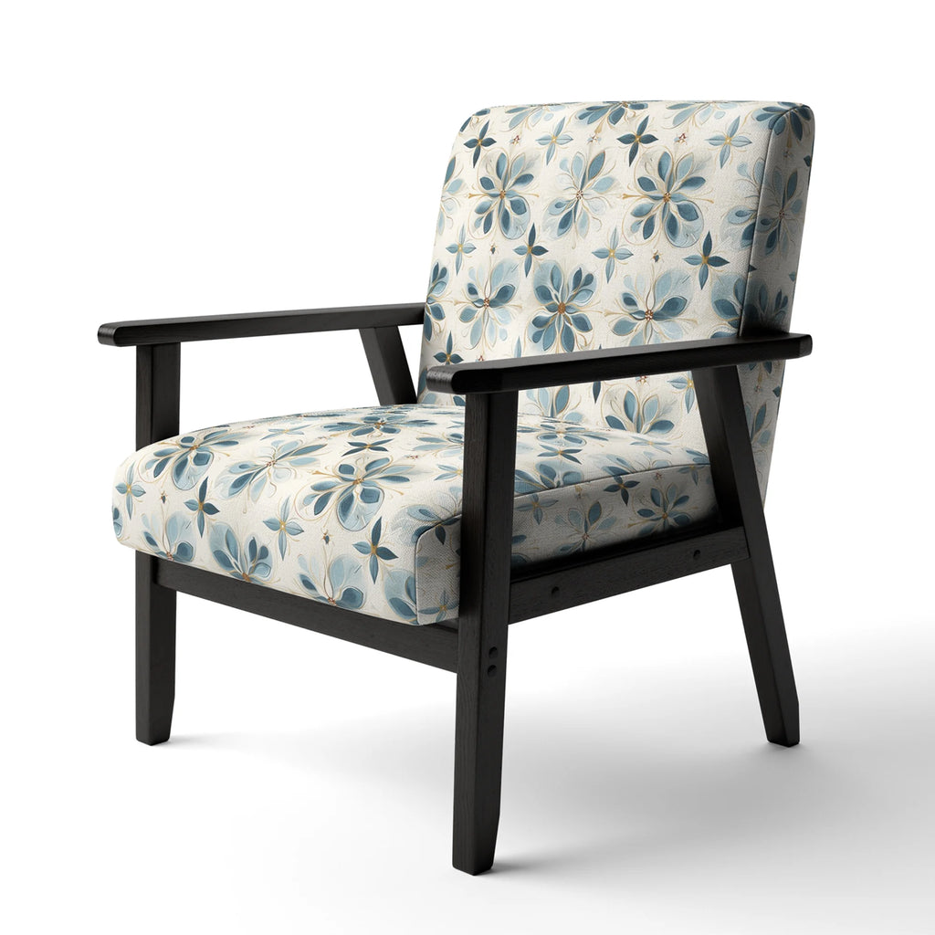 Upholstered Damask Accent Chair J98181
