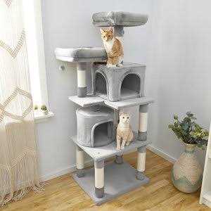 68-in Faux Fur Cat Tree Condo E1081