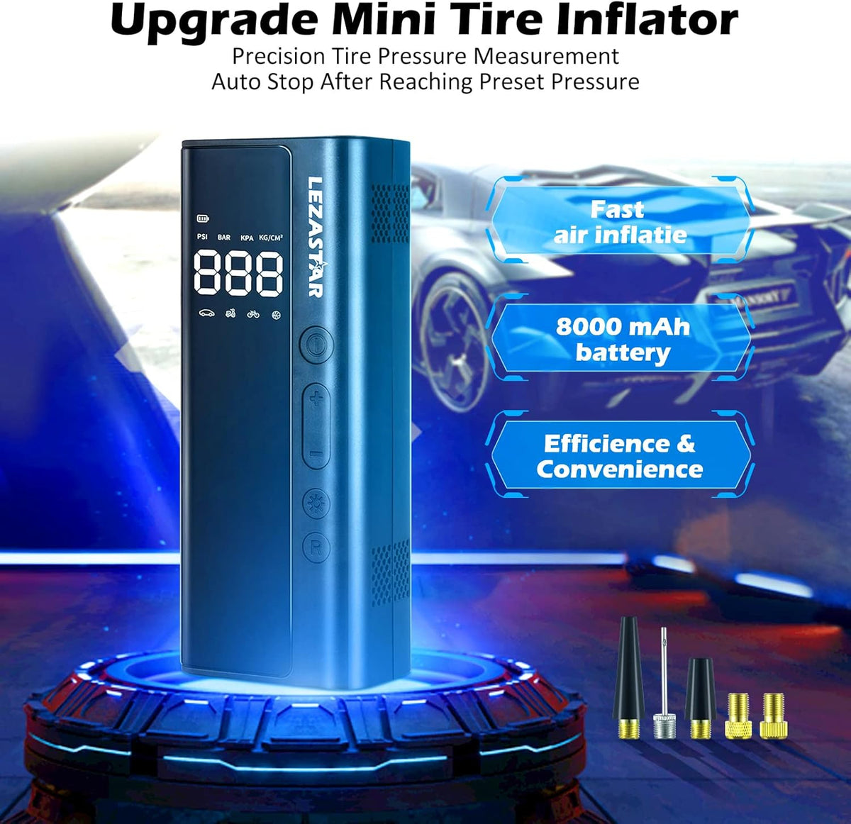 150 PSI Cordless Portable Air Compressor J5021
