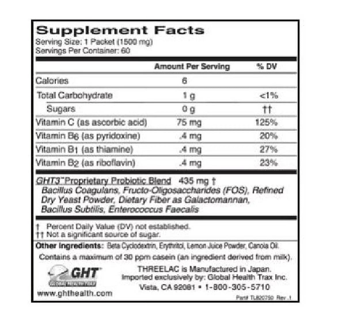 Probiotic 60 ea I7842