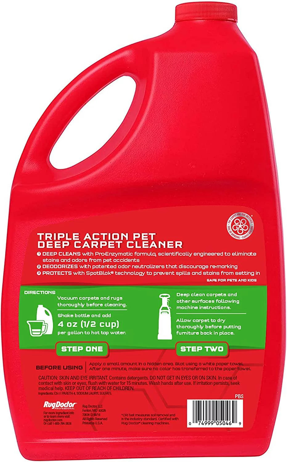 96 oz. Pet Carpet Cleaner Concentrated Solution K86538