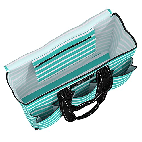 Large Work Tote Bag with 6 Exterior Pockets E41737