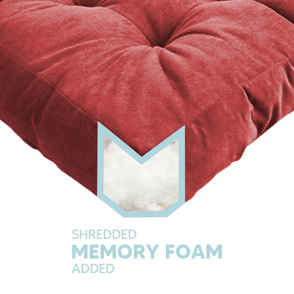Rose Red 2 Pack 22" Large Floor Pillow M49000