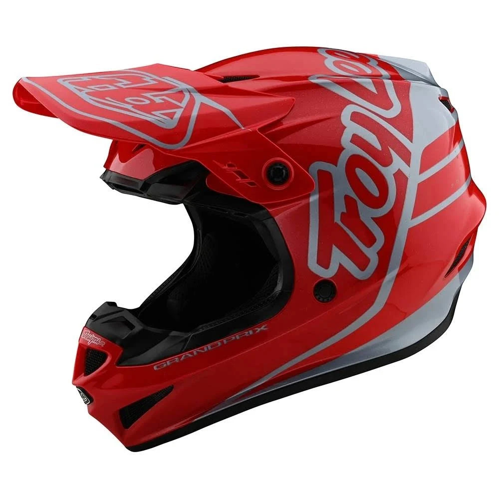 Red Silver GP Helmet N990