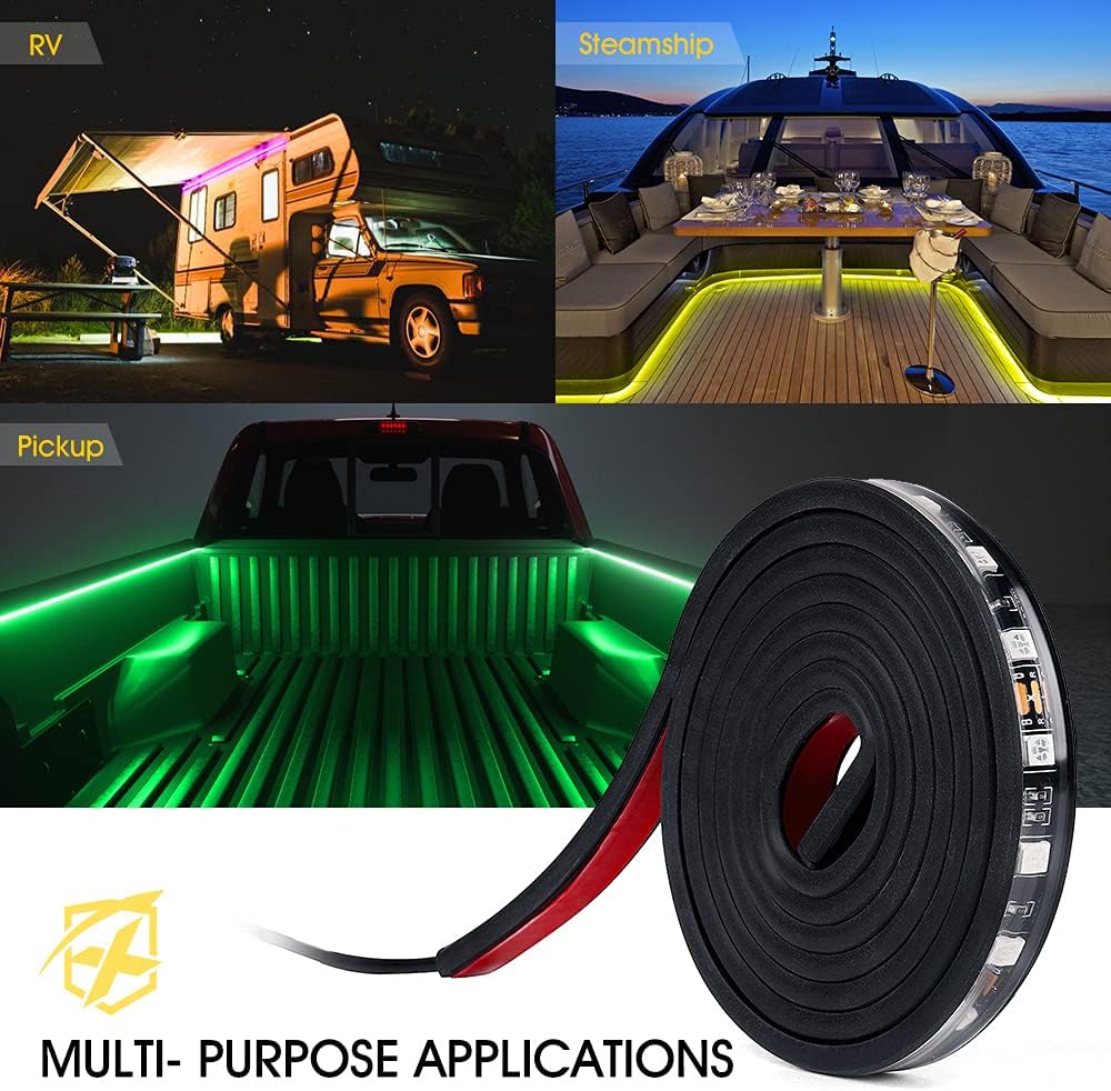 60 RGB Truck Bed Bluetooth Lights Kit Y68291