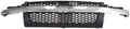 Painted Dark Gray Grille Frame Mesh Insert Chrome Bar Molding E65738