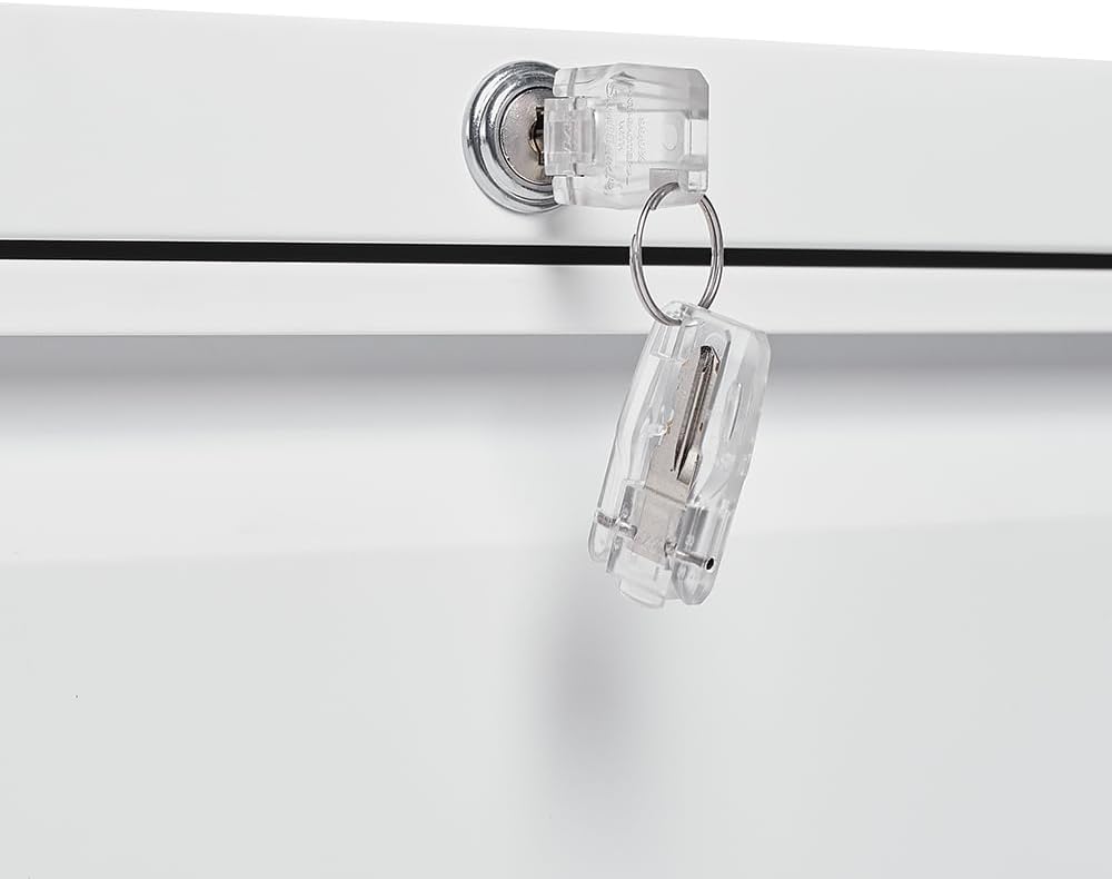 White 3-Drawer Metal Lateral File Cabinet S60286