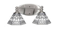 Two Light Bath Bar Brushed Nickel P720