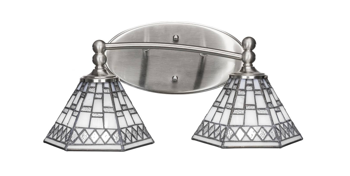 Two Light Bath Bar Brushed Nickel P720