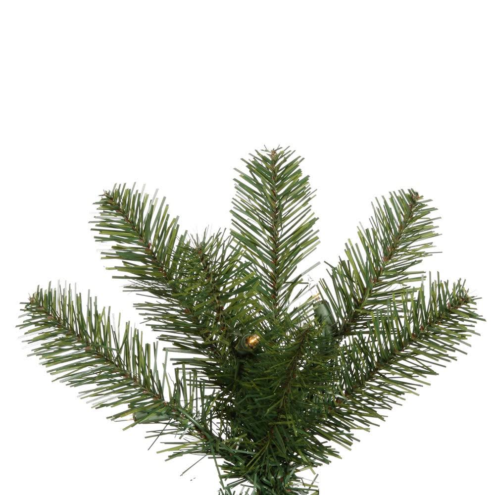 4.5 ft Green Pencil Pine Christmas Tree with Warm White LED Lights X143561