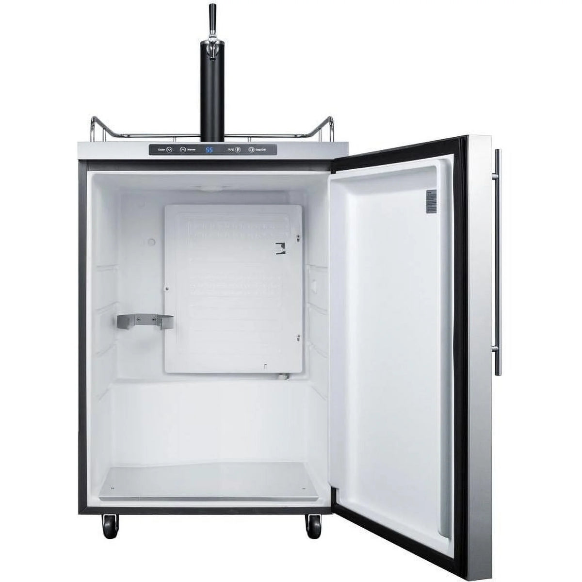 24" Stainless Steel Outdoor Beer Dispenser with Single Tap W81482