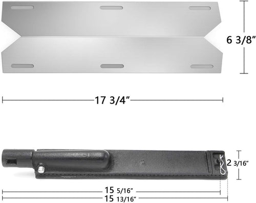 17 3/4” Heat Plates and 15 13/16” Burners Replacement, Pack of 2 V40565