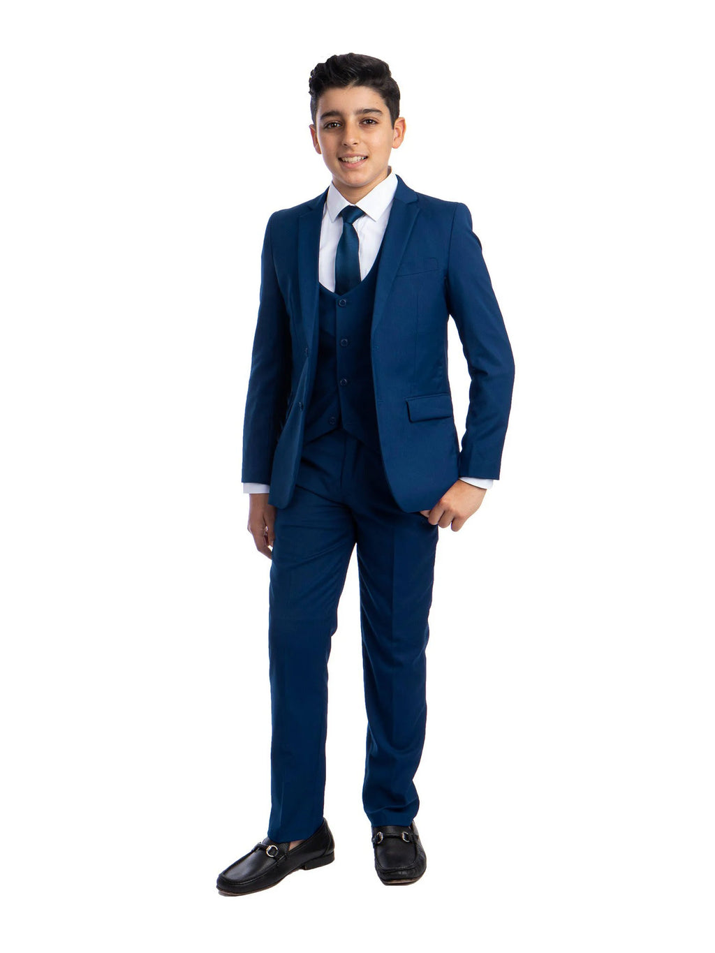 Royal Blue 5 Piece Classic Formal Occasion Suit D18311