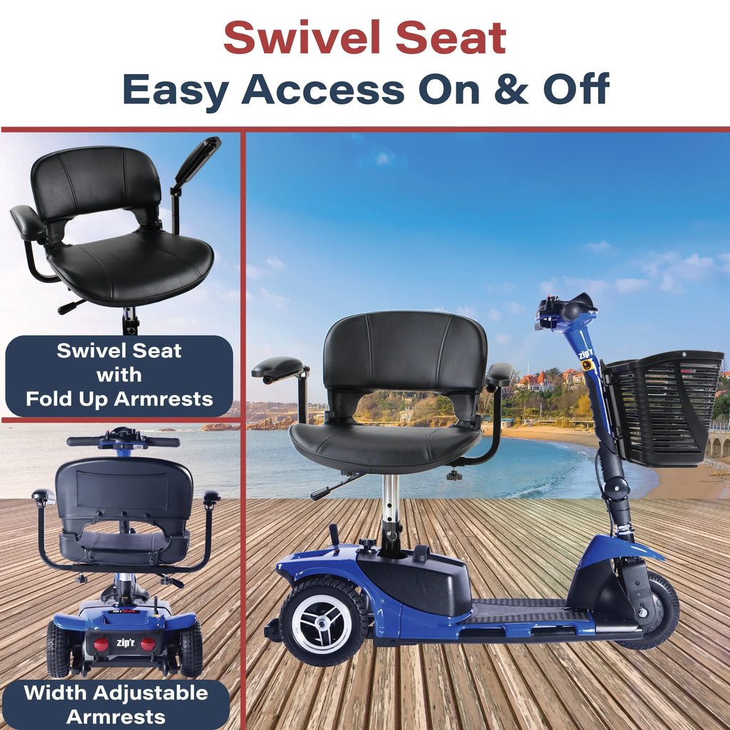 Red 3-Wheel Mobility Scooter C9056